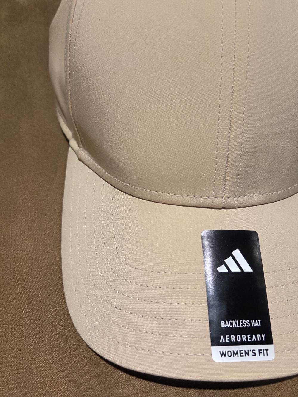 adidas Women's Backless Aeroready Cap - Light Beige